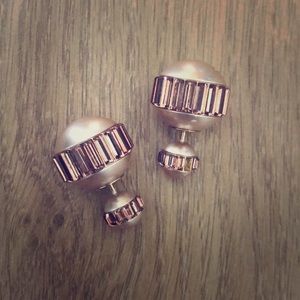 Dior tribale earrings in pink